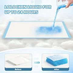 100-Count Super Absorbent Pet Urine Pads - Large Breed Puppy Potty Training Pads, Disposable Dog & Cat Housebreaking Mats