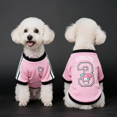 2025 Mellody IP Licensed Pet Dog Clothing Set – Breathable Cool Summer Vests & T-Shirts for Small & Medium Dogs | Dog King Edition