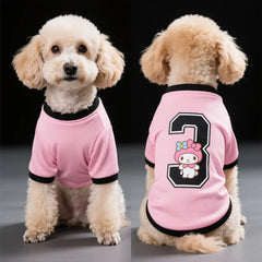 2025 Mellody IP Licensed Pet Dog Clothing Set – Breathable Cool Summer Vests & T-Shirts for Small & Medium Dogs | Dog King Edition