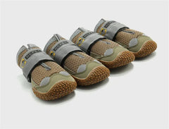4-Pack Dog Boots - Waterproof Reflective Shoes for Medium Large Dogs