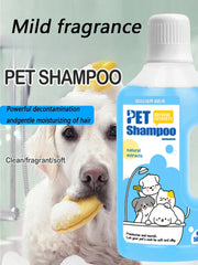 500ml Pet Shampoo for Dogs & Cats - Gentle Cleaning Deodorizing Bath Gel with Long-Lasting Fragrance, Anti-Itching Formula for All Skin Types