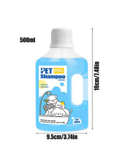 500ml Pet Shampoo for Dogs & Cats - Gentle Cleaning Deodorizing Bath Gel with Long-Lasting Fragrance, Anti-Itching Formula for All Skin Types