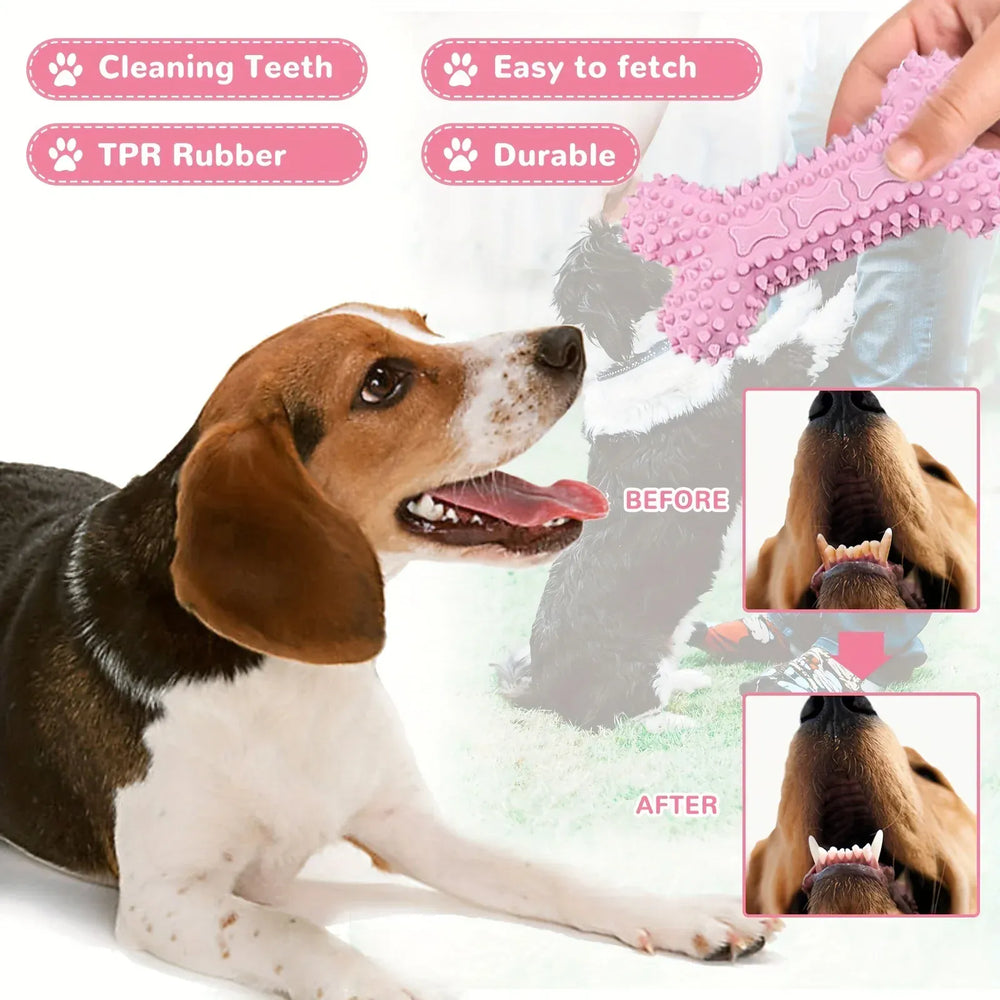 6-Piece Puppy Chew Toy Set - Interactive Dental Teething Toys for Small Dogs