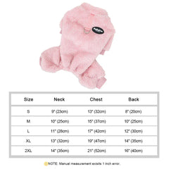 Coral Fleece Pet Vest - Soft Warm Sweater for Small Breeds & Cats