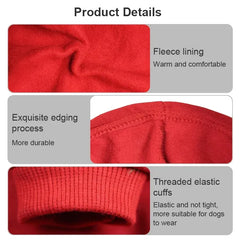 Adidog Brand Hoodie - Athletic Style Winter Coat for Medium & Large Dogs