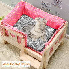 Adjustable Pet Heating Mat - Waterproof Electric Warmer for Dogs & Cats