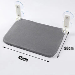 Assembly Free Cat Hammock - Foldable Plush Mesh Window Perch Double Suction