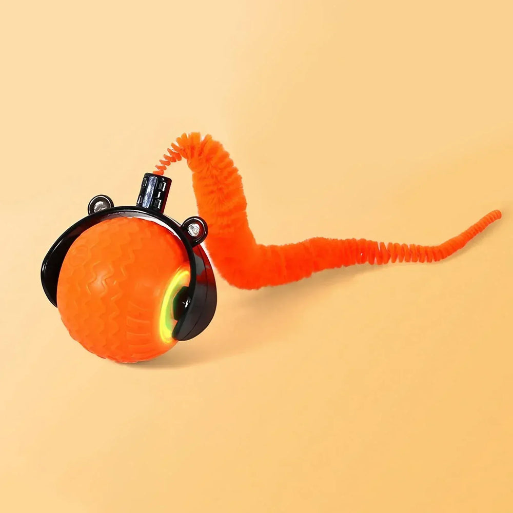 Automatic Cat Ball Toy - Smart Obstacle Avoidance 360° Rotation LED Lights