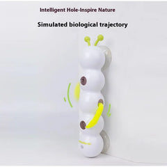 Automatic Cat Teaser Toy - USB Rechargeable Interactive Caterpillar Motion Sensor