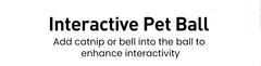 Automatic Cat Toy 2-in-1 - Smart Electronic Feather Ball 5 Mode Interactive