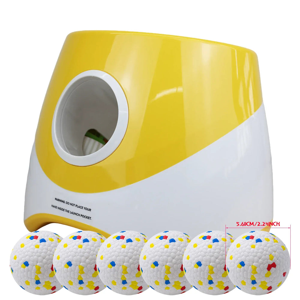Automatic Dog Tennis Ball Launcher | Interactive Fun Chase Toy | Rechargeable Fetch Catapult for Dogs
