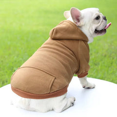 Autumn & Winter Pet Hoodie – Warm Cotton Hooded Sweatshirt for Cats, Kittens & Small Dogs