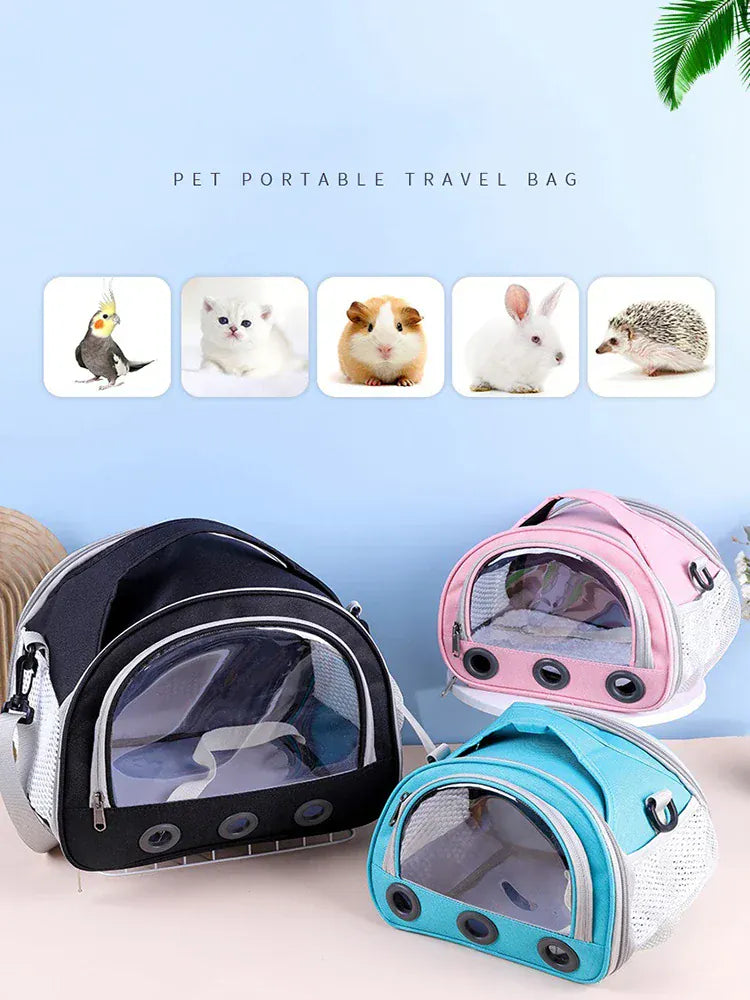 Aviation Approved Pet Carrier Backpack - Anti-Suffocation Travel Bag for Cats, Dogs, Birds & Rabbits with Thick Cotton Cushion