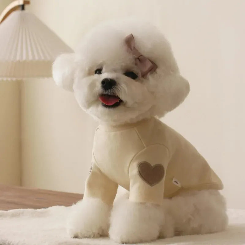Bear Hoodie Pet Shirt - Cute Base Layer for Cats & Small Dogs