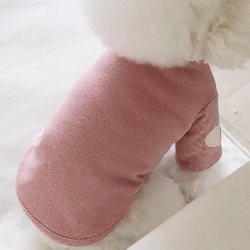 Bear Hoodie Pet Shirt - Cute Base Layer for Cats & Small Dogs