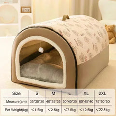 Big Dog Kennel Mat - Winter Warm Washable Bed for Medium & Large Dogs