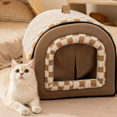 Big Dog Kennel Mat - Winter Warm Washable Bed for Medium & Large Dogs