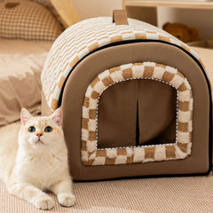 Big Dog Kennel Mat - Winter Warm Washable Bed for Medium & Large Dogs