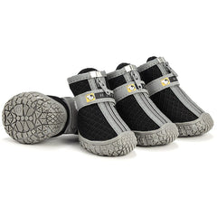 Breathable Dog Shoes - Anti-Slip Plush Boots for Small Medium Dogs