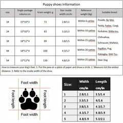 Breathable Dog Shoes - Anti-Slip Plush Boots for Small Medium Dogs