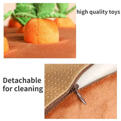 Carrot Snuffle Mat for Dogs & Cats – Interactive Puzzle Feeder Toy with Hiding Carrots