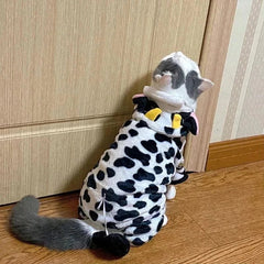 Cartoon Animal Dog & Cat Costume - Winter Warm Jumpsuit Pajamas