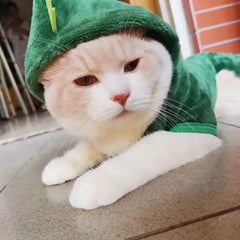 Cartoon Animal Dog & Cat Costume - Winter Warm Jumpsuit Pajamas
