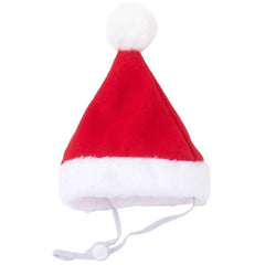 Cat Christmas Costume – Santa Claus Cosplay Cape & Scarf | Funny Pet Xmas Cloak for Cats & Small Dogs | Winter Dress-Up Outfit
