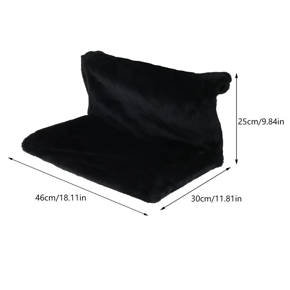 Cat Hanging Radiator Bed – Warm Fleece Basket Hammock with Metal Frame