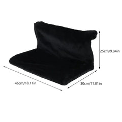 Cat Hanging Radiator Bed – Warm Fleece Basket Hammock with Metal Frame