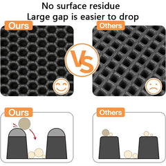 Cat Litter Mat - Waterproof Double Layer Litter Trapping Pad