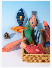 Catnip Fish Toy for Cats – Plush Simulation Fish with Interactive Chew & Pillow Design
