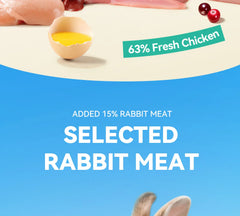 Chanbuni Premium Baked Cat Food | Chicken & Rabbit Recipe | Complete Nutrition for All Cat Breeds