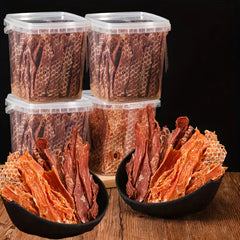 Chicken & Duck Jerky Dog Treats | Healthy Natural Dog Snacks for Small, Medium & Large Dogs | Real Chicken & Duck