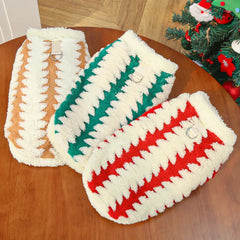 Christmas Day Cat Clothes & Dog Clothes | Autumn Winter Plush Pet Outfits | Holiday Cat & Dog Costume
