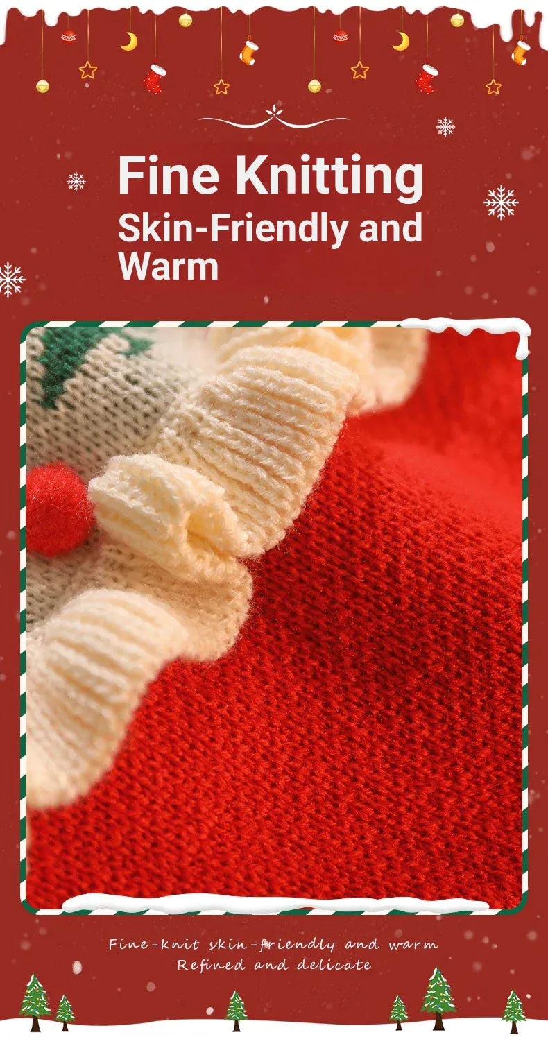Christmas Pet Sweater – Cute Santa Claus Costume for Cats & Small Dogs | Warm Winter Holiday Outfit