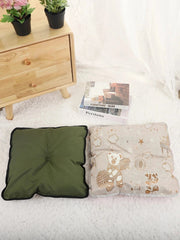 Clamshell Pet Tent Bed - Breathable Four Seasons Cat House with Warm Cushion