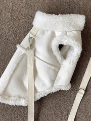 Classic Dog Vest | Autumn & Winter Wool Jacket for Small & Medium Dogs, Warm Pet Vest with Traction Buckle