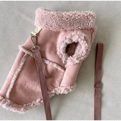 Classic Dog Vest | Autumn & Winter Wool Jacket for Small & Medium Dogs, Warm Pet Vest with Traction Buckle