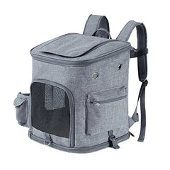 Collapsible Pet Carrier Backpack – Lightweight Foldable Travel Bag with Mesh Windows