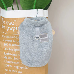 Coral Fleece Pet Vest - Soft Warm Sweater for Small Breeds & Cats