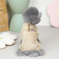Coral Fleece Pet Vest - Soft Warm Sweater for Small Breeds & Cats