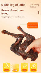 Crispy Dried Lamb Leg Bones - Dental Health Dog Chews for Adult Dogs & Puppies