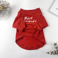 Cute Dog T-Shirt - Comfortable Cotton Apparel for Small & Large Dogs