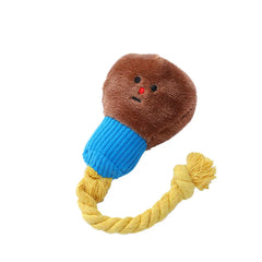 Cute Light Bulb Plush Dog Toy | Squeaky Chew Toy for Dogs & Cats | Durable Soft Plush Pet Toy for Puppies