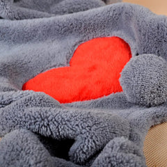 Cute Winter Dog Hoodie - Coral Fleece Warm Puppy Sweater for Small Pets