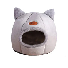 Deep Sleep Comfort Cat Bed - Winter Warm Cave Nest Removable Pet House