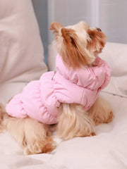 Dog Jacket for Autumn & Winter | 3-Layer Thick Warm Coat for Small & Medium Dogs – Poodle, Teddy, Yorkie Outerwear
