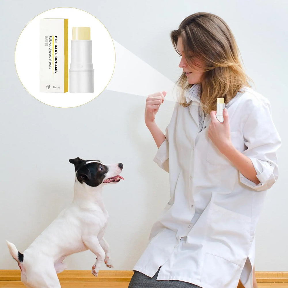 Dog Nose & Paw Balm – Moisturizing Paw Cream for Dogs & Cats, Cracked Nose & Paws Repair, Pet Feet Relief & Protection