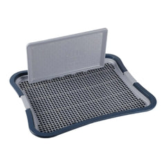 Dog Potty Tray with Post - Indoor Training Toilet for Dogs & Cats